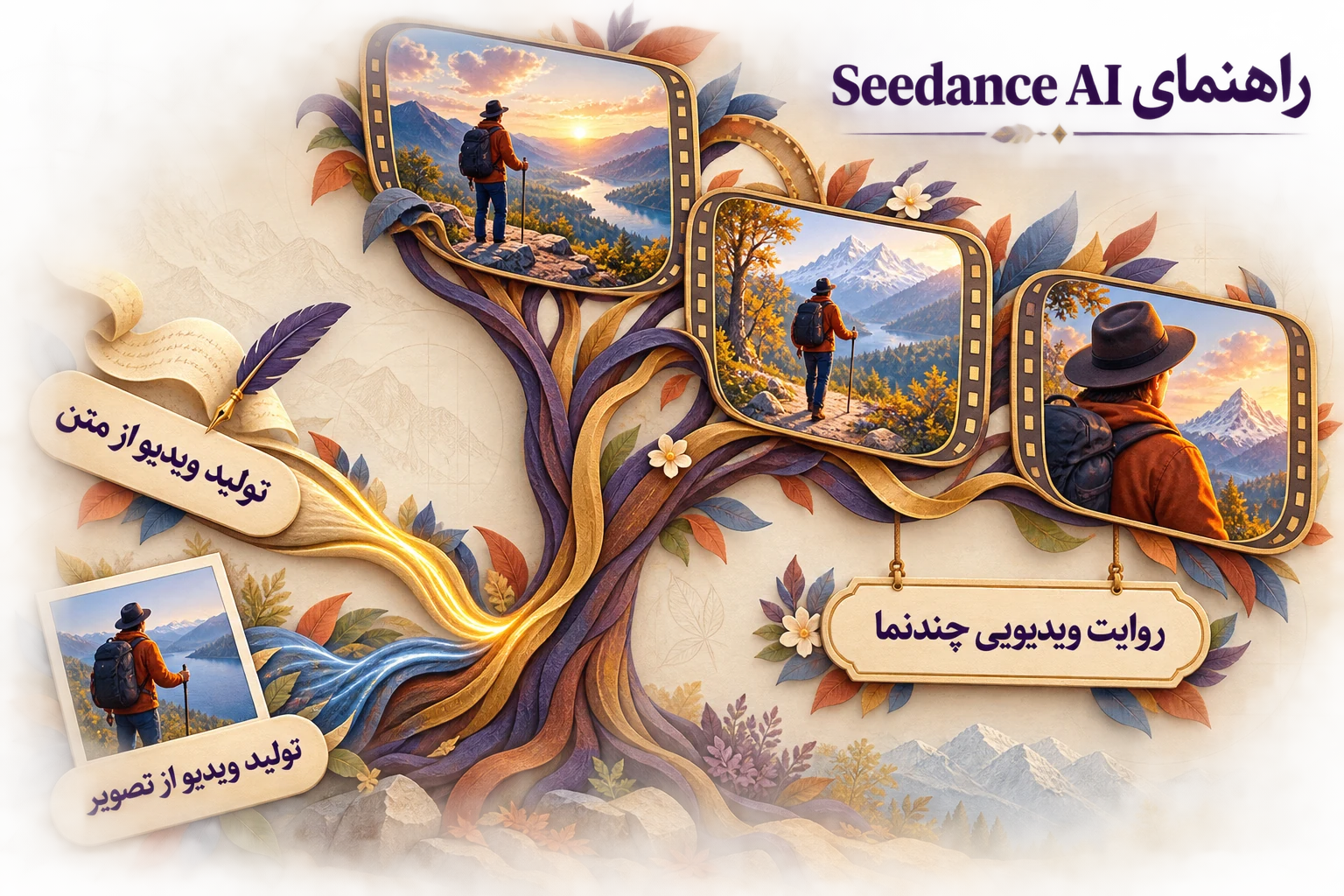 اینفوگرافیک راهنمای انتخاب و استفاده از Seedance AI Basic
