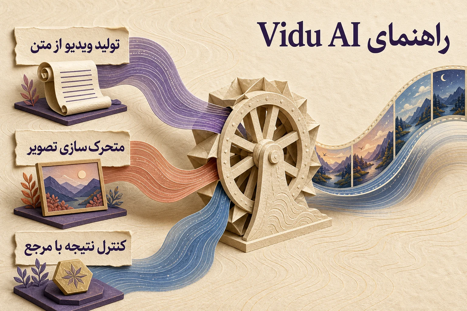 اینفوگرافیک راهنمای انتخاب و استفاده از Vidu AI Standard